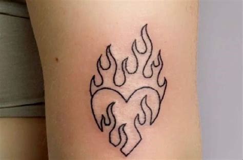 Tatuajes de llamas de fuego – 50 diseños, significado。